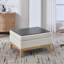 Repose-pieds de rangement contemporain avec couvercle réversible et pieds en bois massif-1242430433
