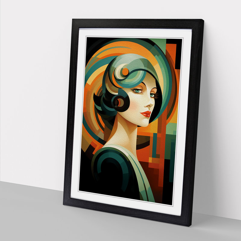 Single Picture Frame Print on Wood, Black Framed, 64cm H x 46cm W