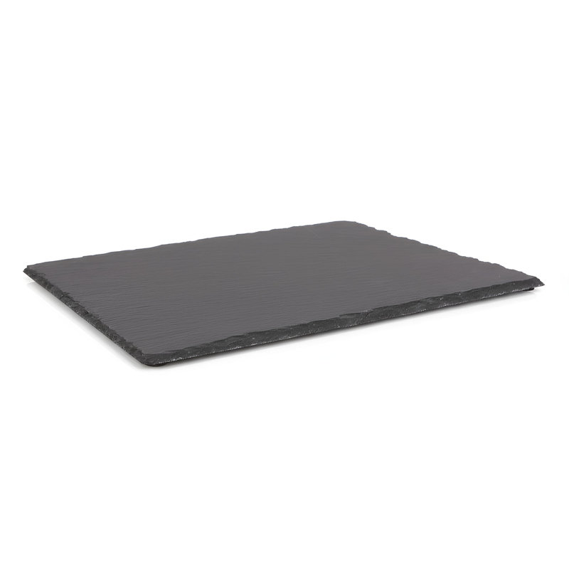 Argon Tableware Slate Platter, 0.5cm H x 26cm W x 32cm L