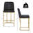 Upholstered 24'' Height Counter Stools With Metal Frame (Set of 4)-126254349-121781147