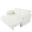 Grand lit escamotable avec rangement latéral et coussins épais - Tissu en chenille pour le salon, le bureau multifonctionnel-97758225
