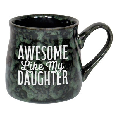 Awesome Like My Daughter Sand Etched Ceramic Coffee Mug, 16oz