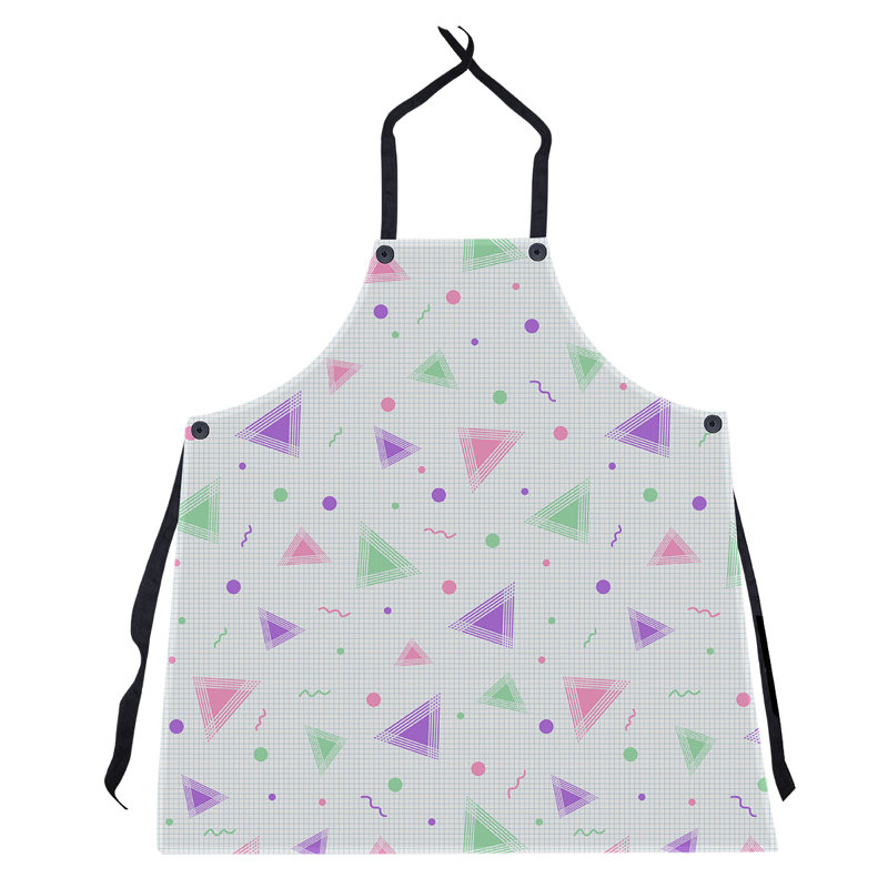 Tablier à motif 90, Mauve / Rose
