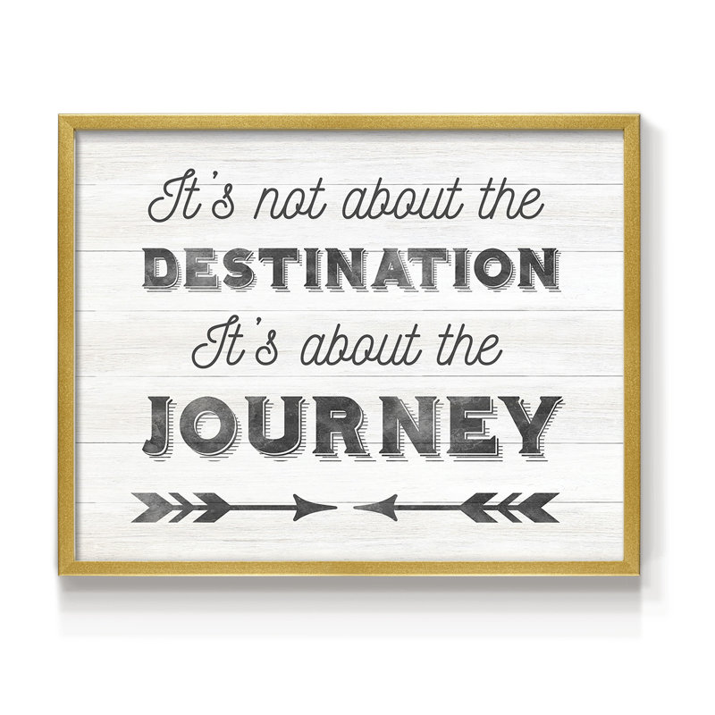 Destination -Framed Print - Restickable, 22" H x 28" W, Gold
