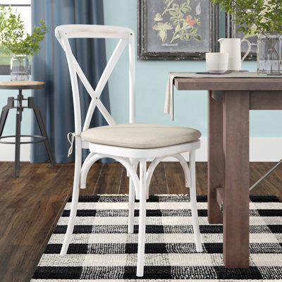 Chaise en bois massif Hibbler
