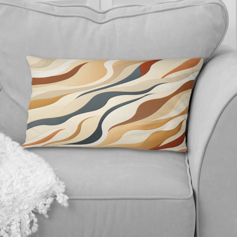 Oreiller floral en polyester Driftwood