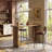 63'' Rustic Bar Table for Kitchen, Home Bar, Bistro