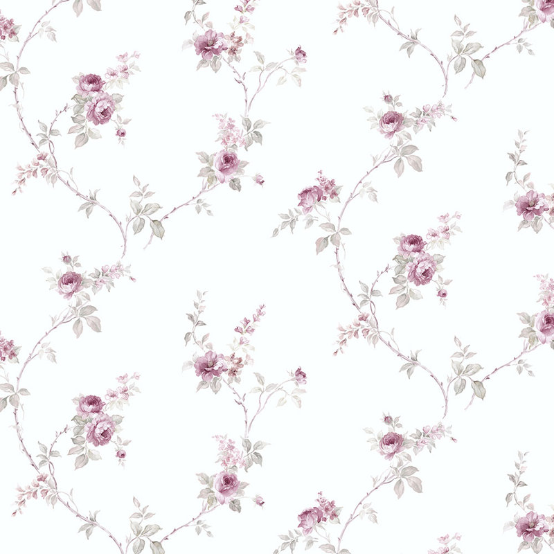 Stockard Floral Roll, Light Purple