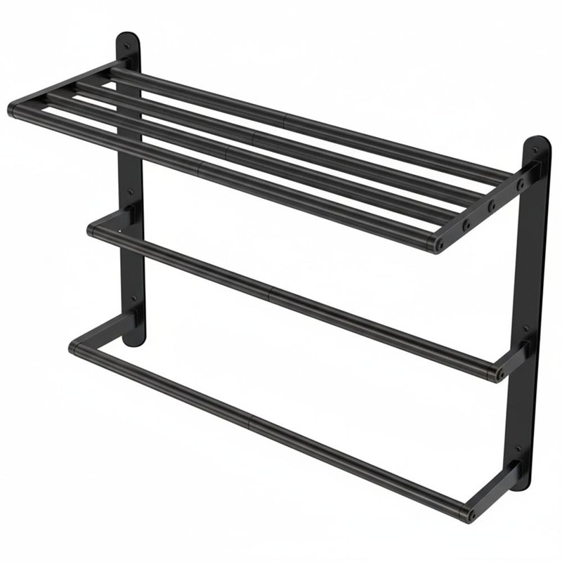 60cm 1 Wall Mounted Required Towel Bar