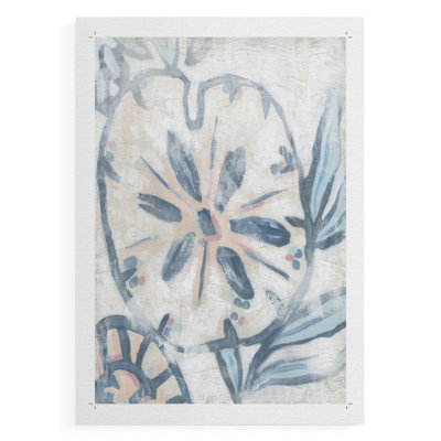 Beach Shell Fresco I - Impression sur toile seulement - NON-CADRE