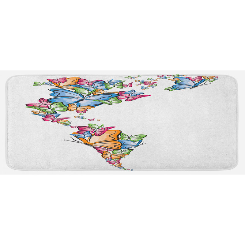Tapis de cuisine wanderlust