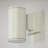 1-Light White Minimalist Wall Sconce