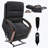 Power Lift Recliner Chair with Solid Wood Armrests, Heat Massage and Heavy Duty Motion Mechanism-1131890562