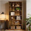 Armoire de rangement, présentoirs de style campagnard, bibliothèque spacieuse