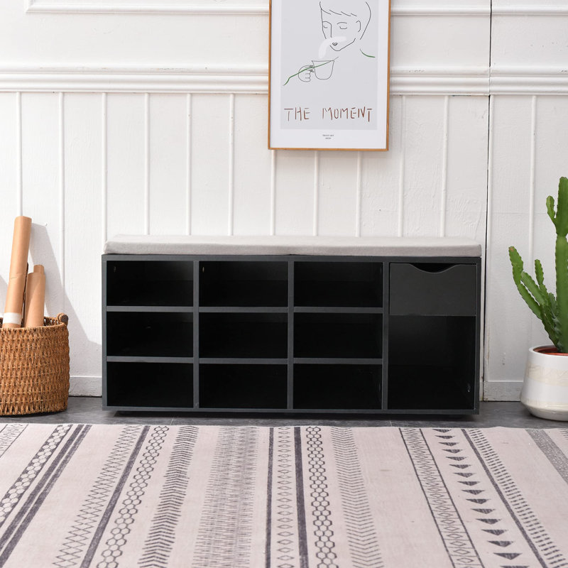 10 Pair Shoe Storage Bench