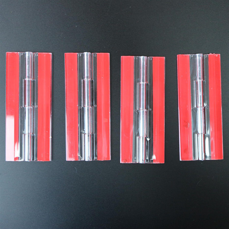 Acrylic Hinges - No Glue Required Transparent Clear Plastic Acrylic 100mm