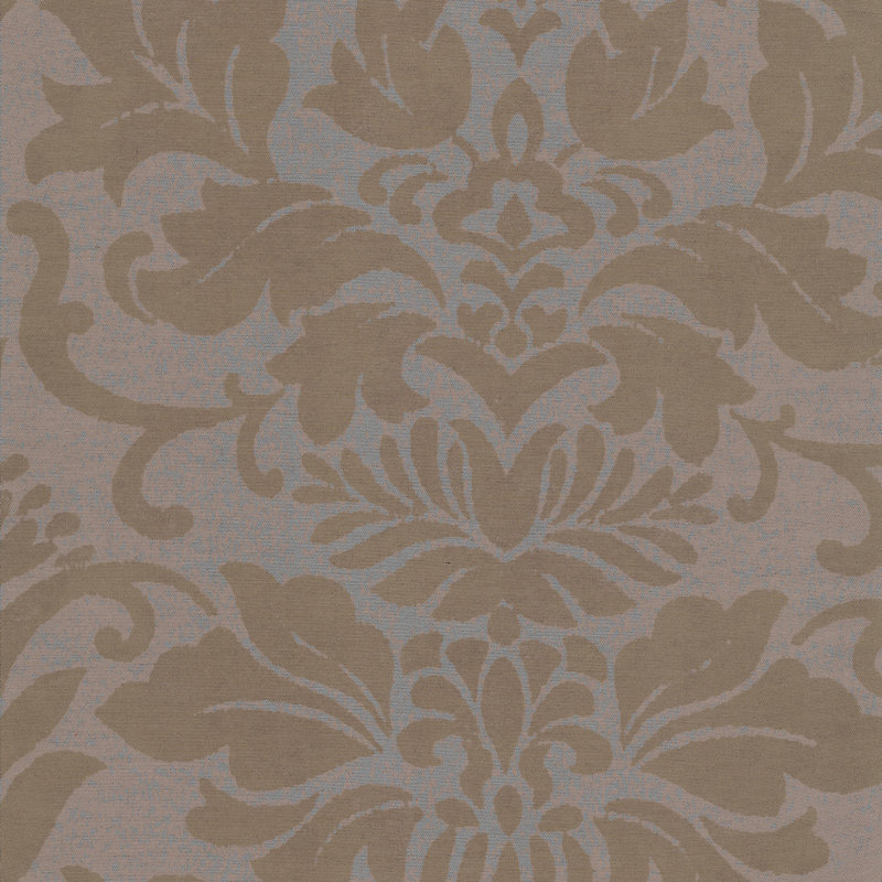Cantonnière à motif pompon et cascade Alicia, Taupe