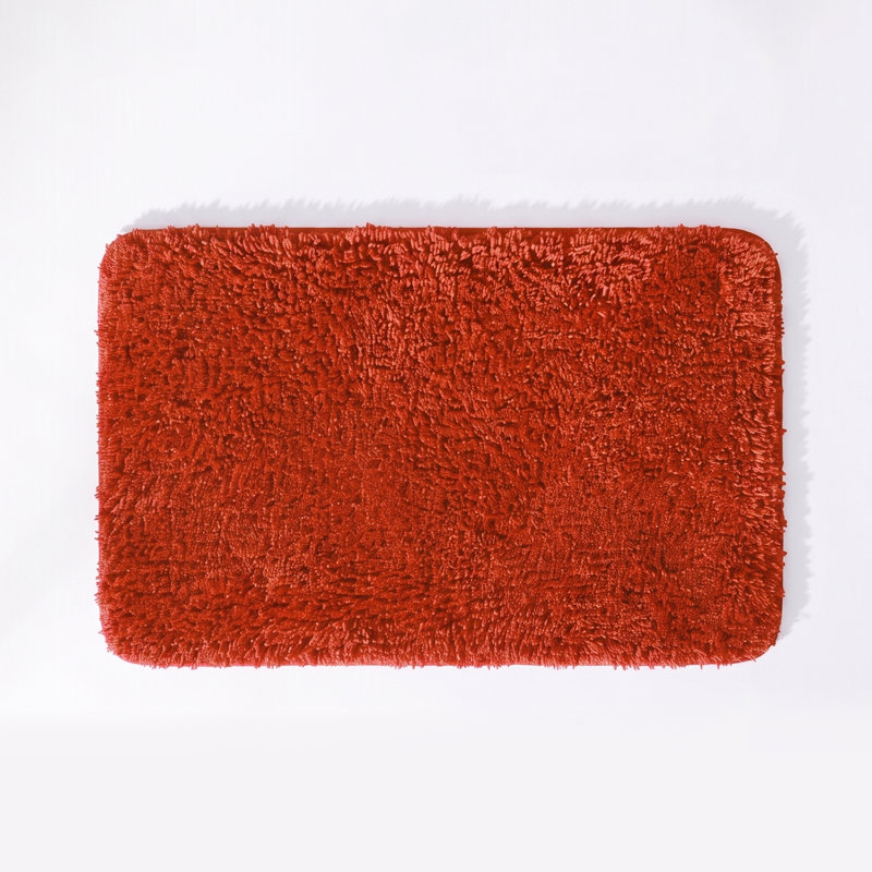 Jordan Microfibre Non Slip Bath Mat, Terracotta