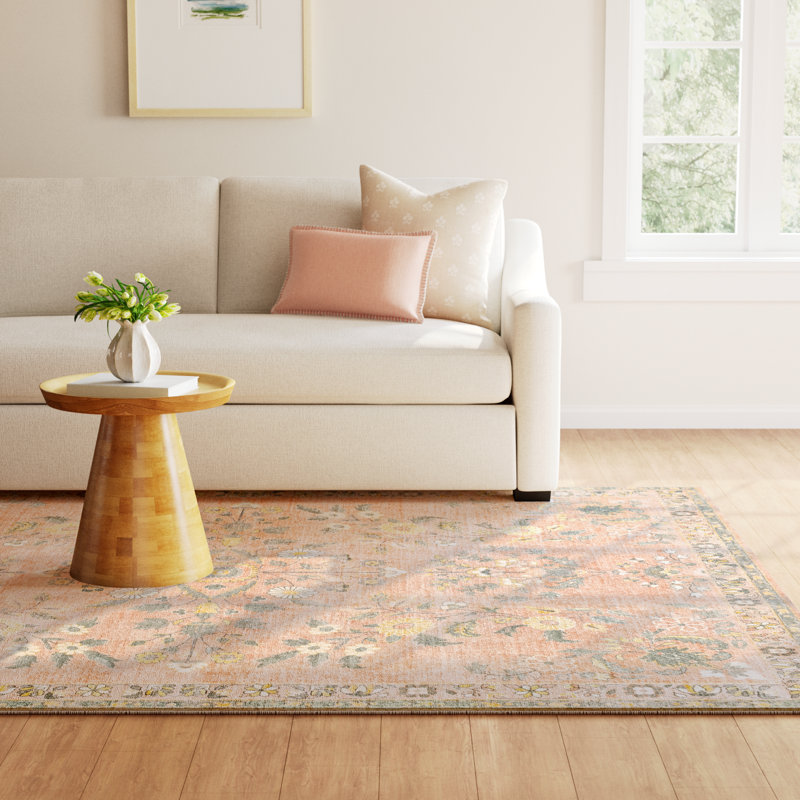 Berger Floral Indoor Rug, Rectangle 7'6" x 9'6"