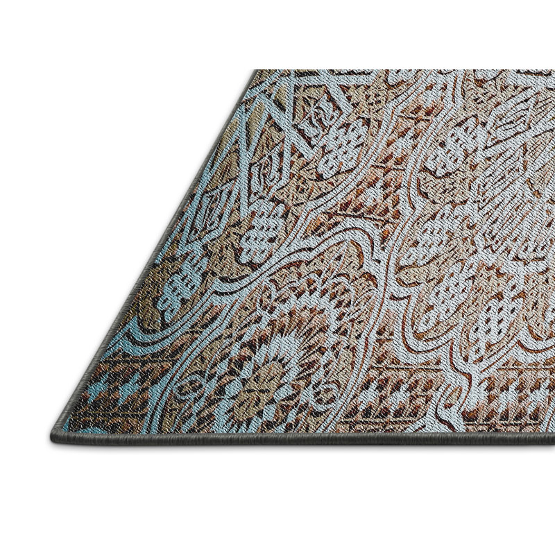 Tapis décoratif gris safah, Rectangle 8 pi x 10 pi