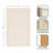 Makenna Beaded Rectangle Linen Fabric Pinboard