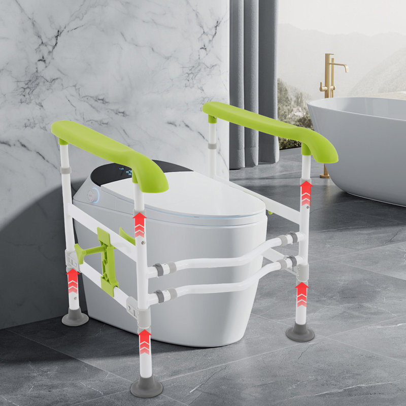 Adjustable Toilet Safety Frame(Green)