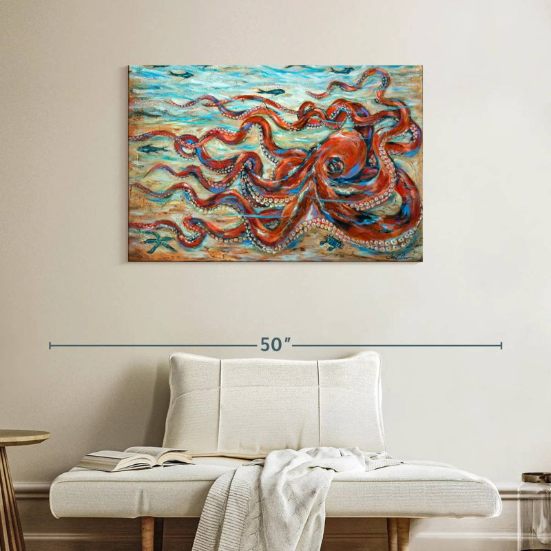 Octopus Crawl, 26" H x 39" W