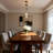 Mid-Century Modern 1 - Light Single Chandelier Dimmable