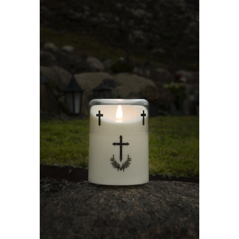 Unscented Flameless Pillar Candle