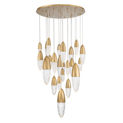 Écrou 22 light Chandelier