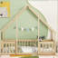Lit en bois en forme de maison avec rampe, main courante-2120392564-2120392567