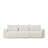 Ergonomic Chenille Cloud Sofa with Deep Seating and No Assembly