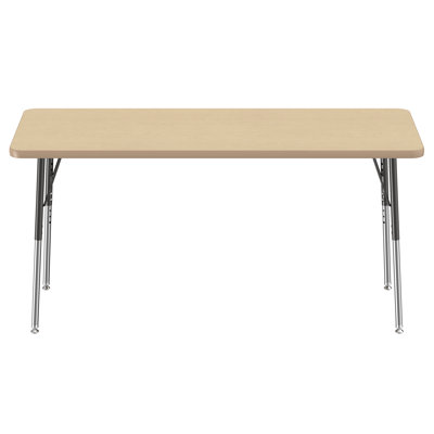 Laminate Adjustable Rectangle 6 Students Activity Table