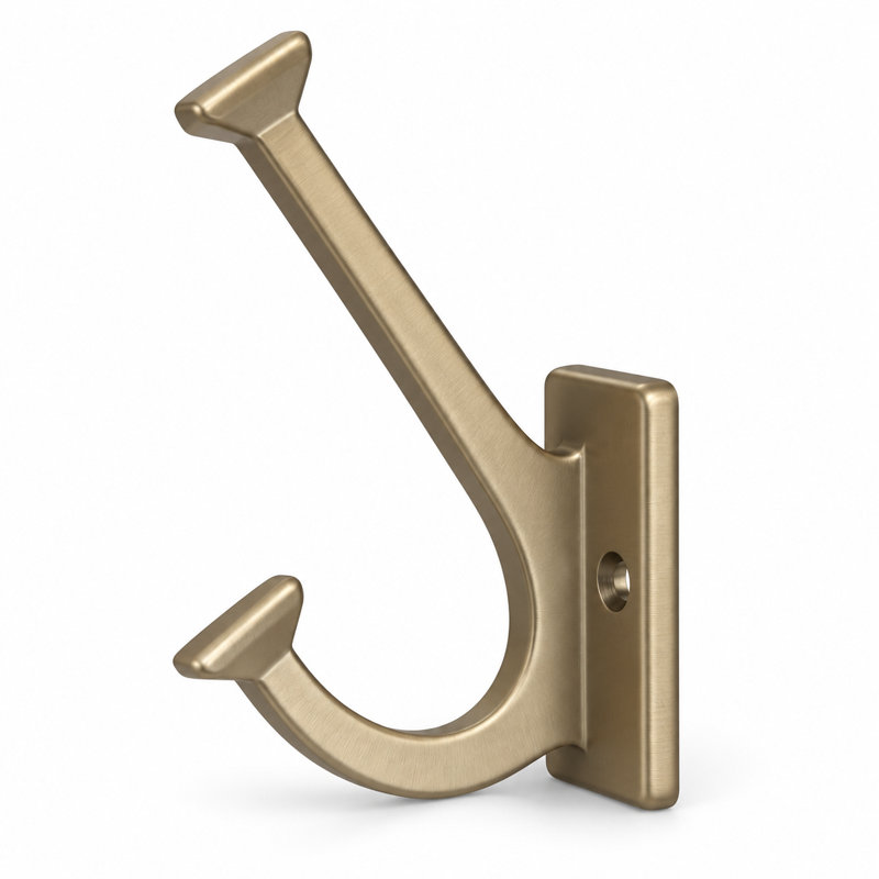 Skylight Zinc Wall Hook, Champagne Bronze