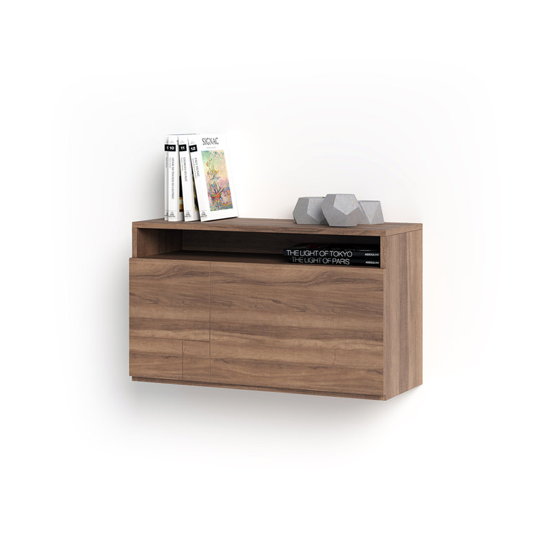 Fryman Floating Desk, Walnut