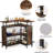 Bhima 47.24 " L Steel Bar Cabinet-542401086