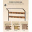Coat Stand, Coat Rack with Shoe Storage and Adjustable Shelves, FreeStanding Metal Coat Hall Tree with 9 Hooks, 5 Shelves for Hallway, Living Room, Bedroom, Office-2084939494