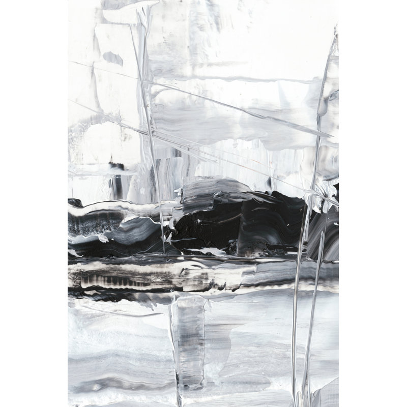Winter Lightning II - Wrapped Canvas Painting, 46cm H x 30cm W x 3.8cm D