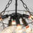 4-light Modern Glass Bubble Chandelier, 24"d-1765888436