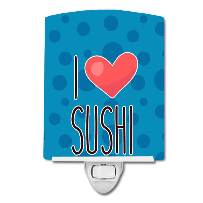 I Love Sushi Ceramic Night Light