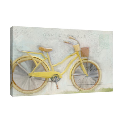 «Yellow Bike Postale», toile tendue par Kimberly Allen 15198