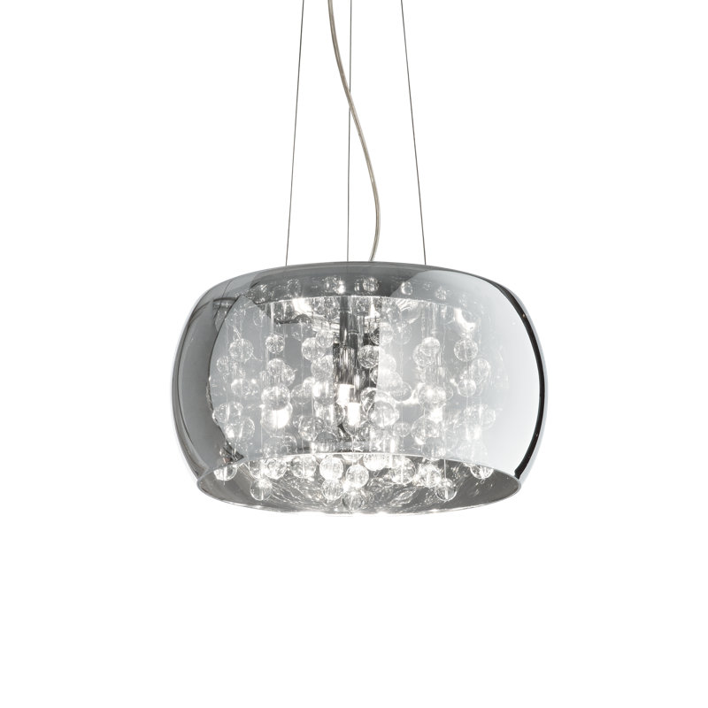 Audi 5 - Light Glass Crystal Pendant, Fume