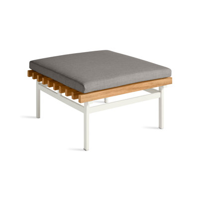 Perch Outdoor Teak Ottoman