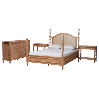 Daviya Solid Wood Bedroom Set