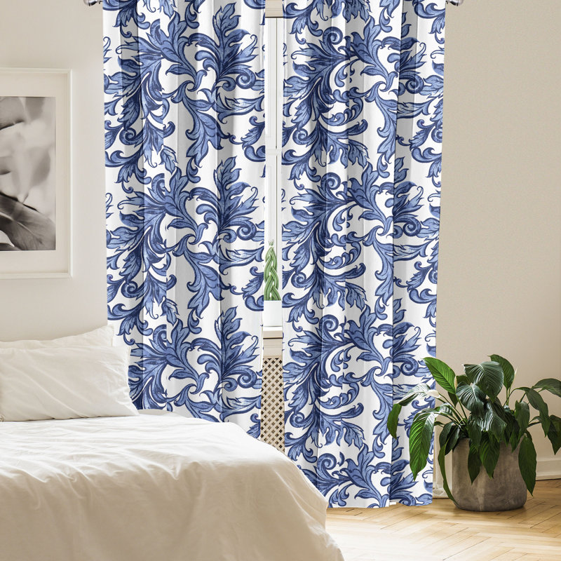 Semi Sheer Curtain Pair