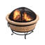 Round Concrete Wood Burning Smokeless
