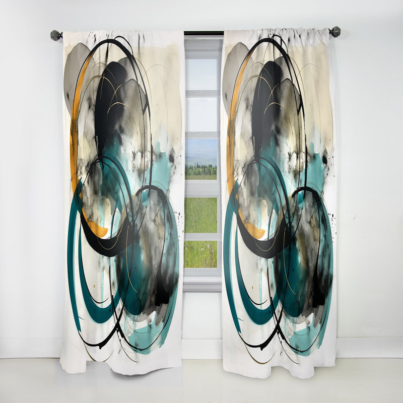 Rideau moderne - Rideau moderne - Velours obscurcissant - 1 panneau, L 52 po x L 108 po