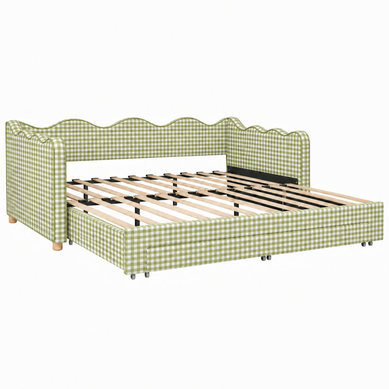 Upholstered Single (3') Daybed, Green