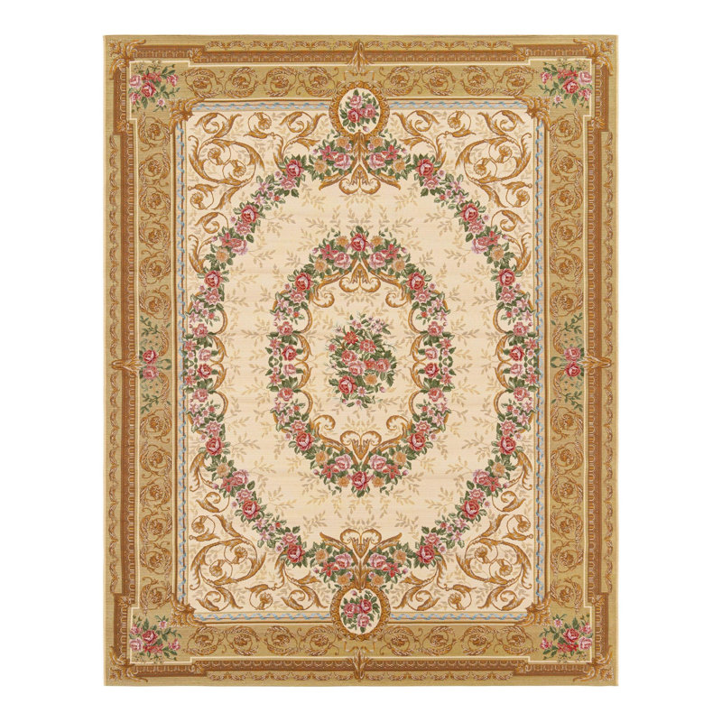 Indoor/Outdoor Traditional Area Rug, Rectangle 7'10" x 10'