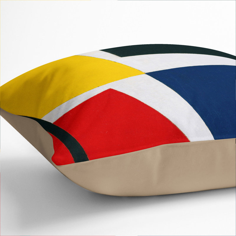 Composition Vol.2 Square Throw Cushion, Stone, 40cm H x 40cm W x 15cm D